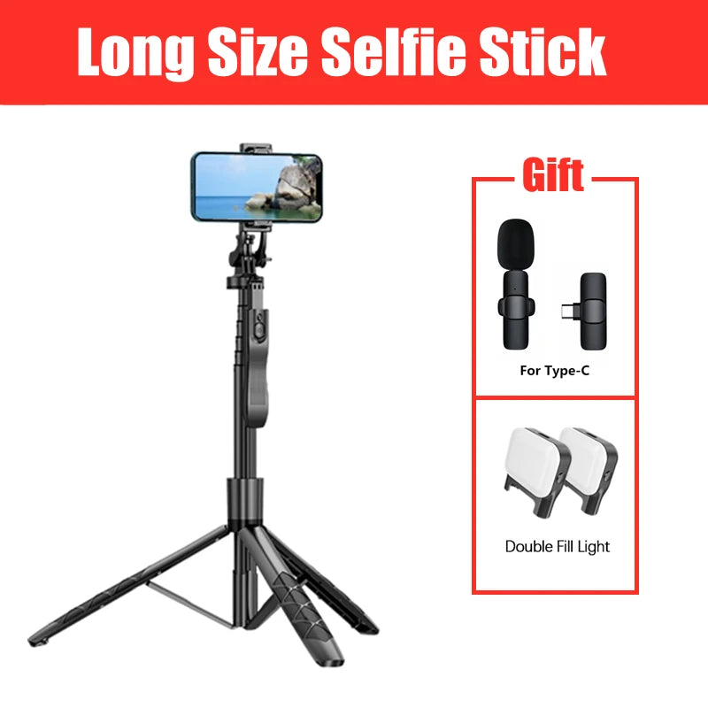 COOL DIER L16 1530mm Wireless Selfie Stick Tripod Stand Foldable Monopod With Bluetooth Shutter For Gopro Cameras Smartphones