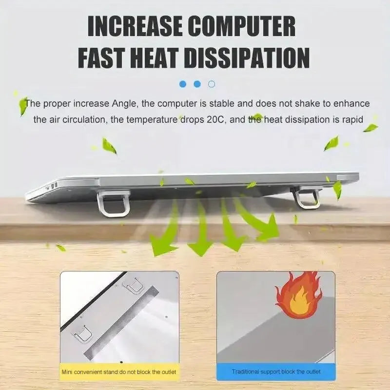 2pcs/Set Mini Laptop Stand for Computer Keyboard