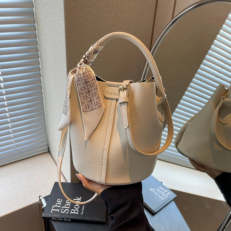 Retro Women's Handbag Bag High-End Soft PU Leather