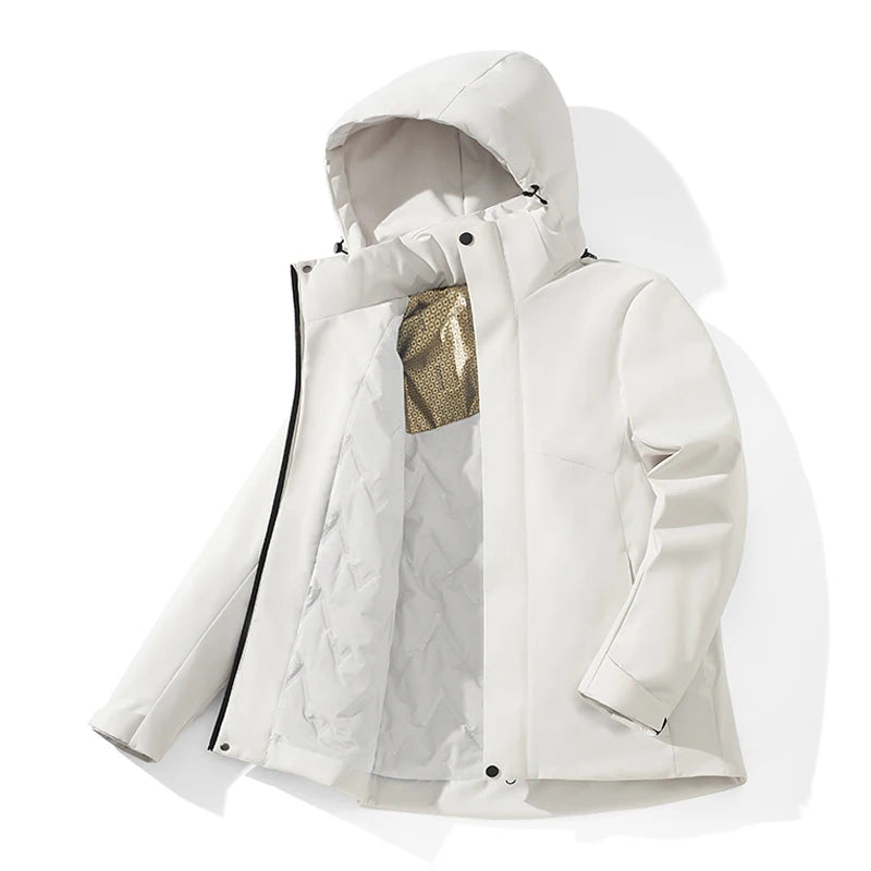 Unisex Winter Warm Water/windproof Fleece Jacket Hiking Climbing Trekking Skiing Rain Coat