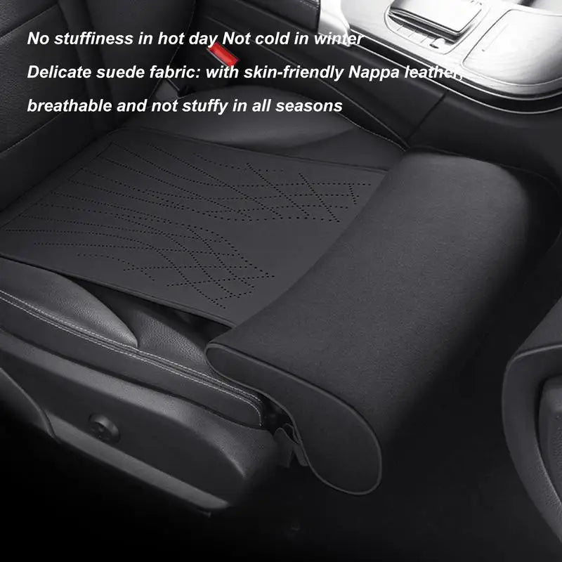 Auto Seat Cushion Leg Rest Mat Leg Support Pillow Breathable For Car Bus
