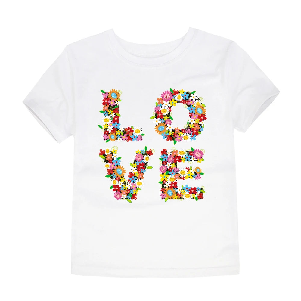 100% Cotton Toddler Girl T- Shirts