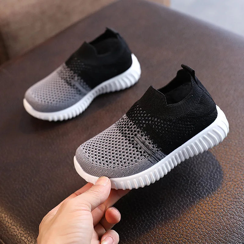 Toddler Boy or Girl Mesh Breathable Anti-Slip Walking Running Sneakers Shoes