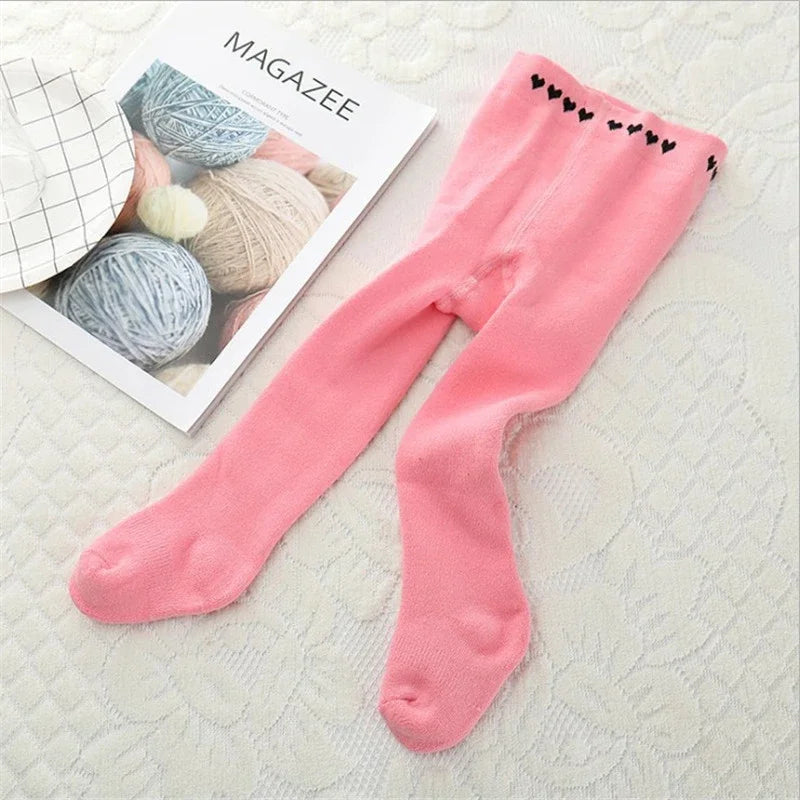 Soft Cotton Baby Girl Tights Thicken Children Pantyhose