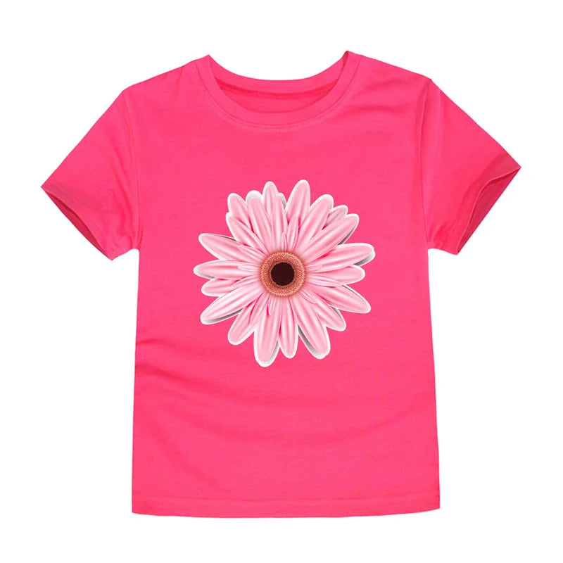 100% Cotton Toddler Girl T- Shirts