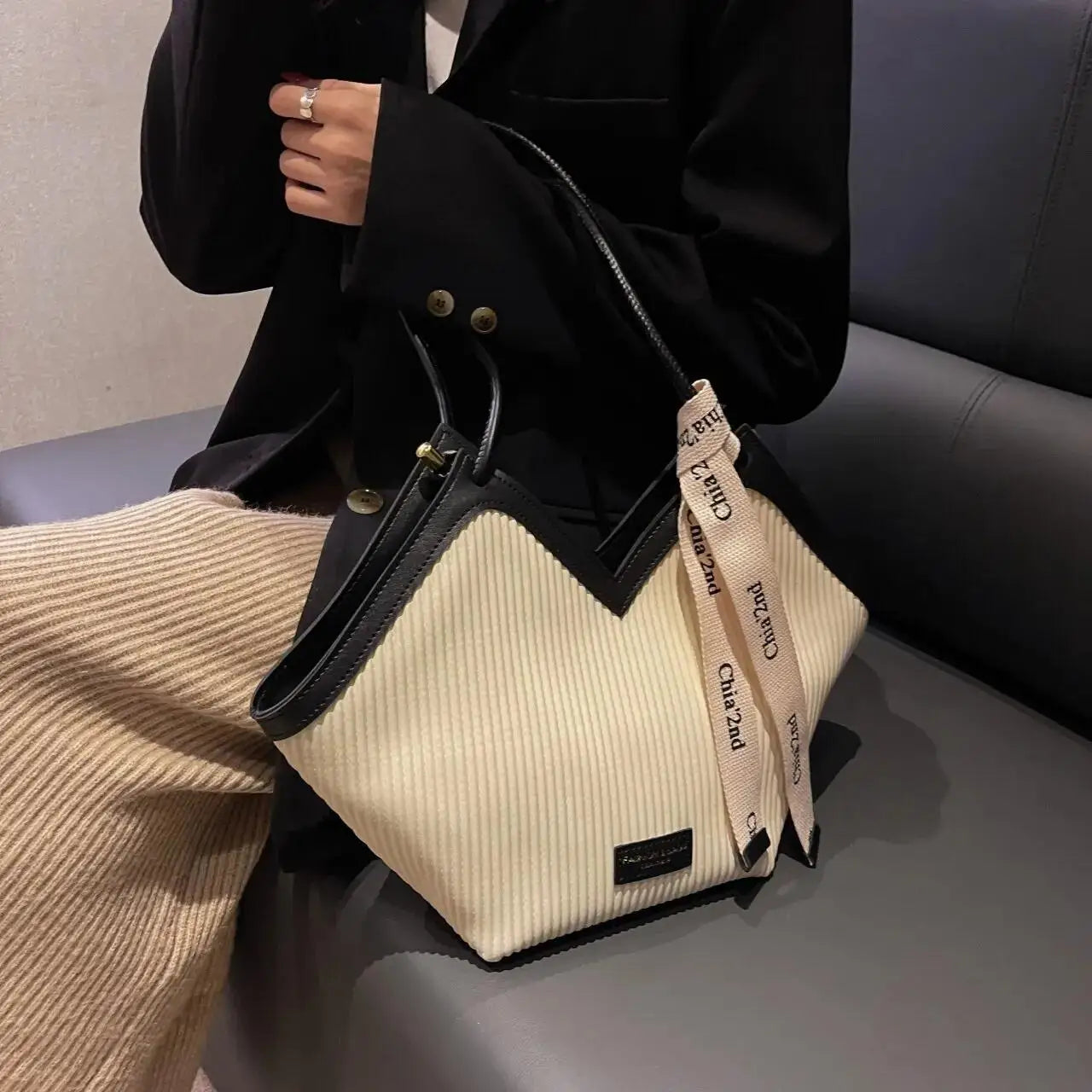 Women's Big Shoulder Tote Bag Casual All-match Canvas
