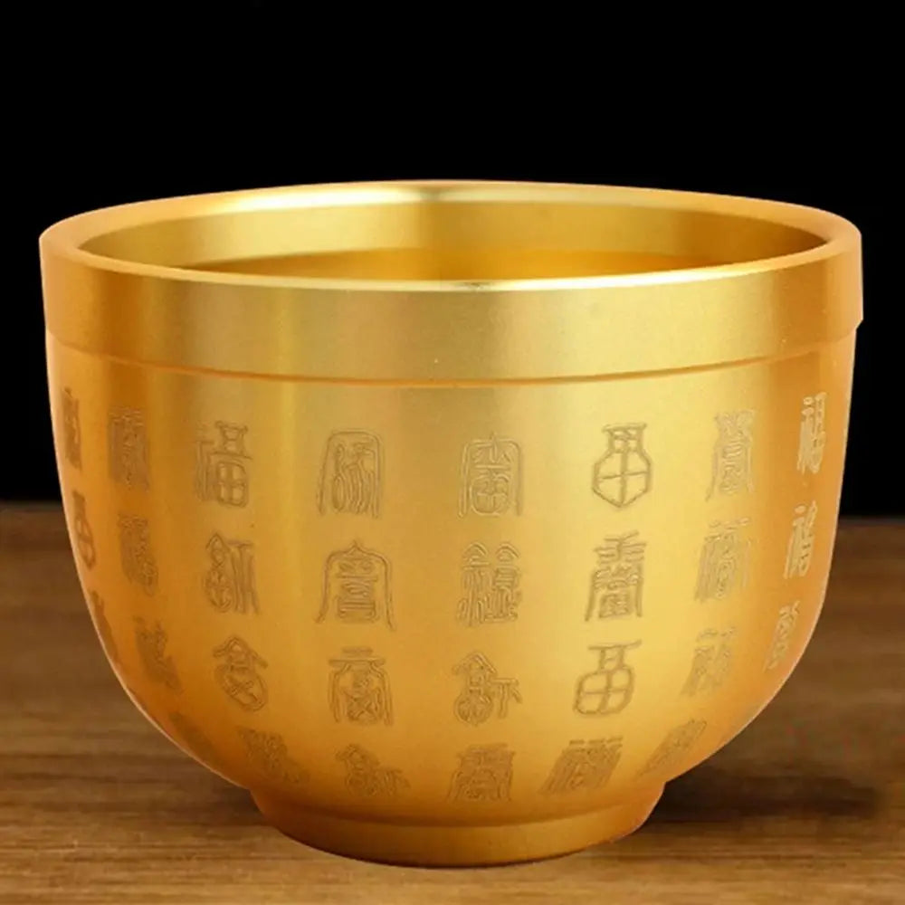 1Pcs Wealth Attracting Pure Brass Cornucopia Small Mini Rice Cylinder 4.5-7cm