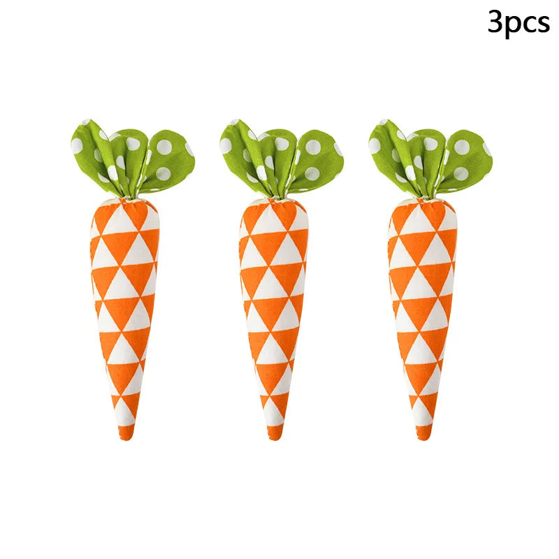 1/5pcs Easter Spring Carrot Ornaments