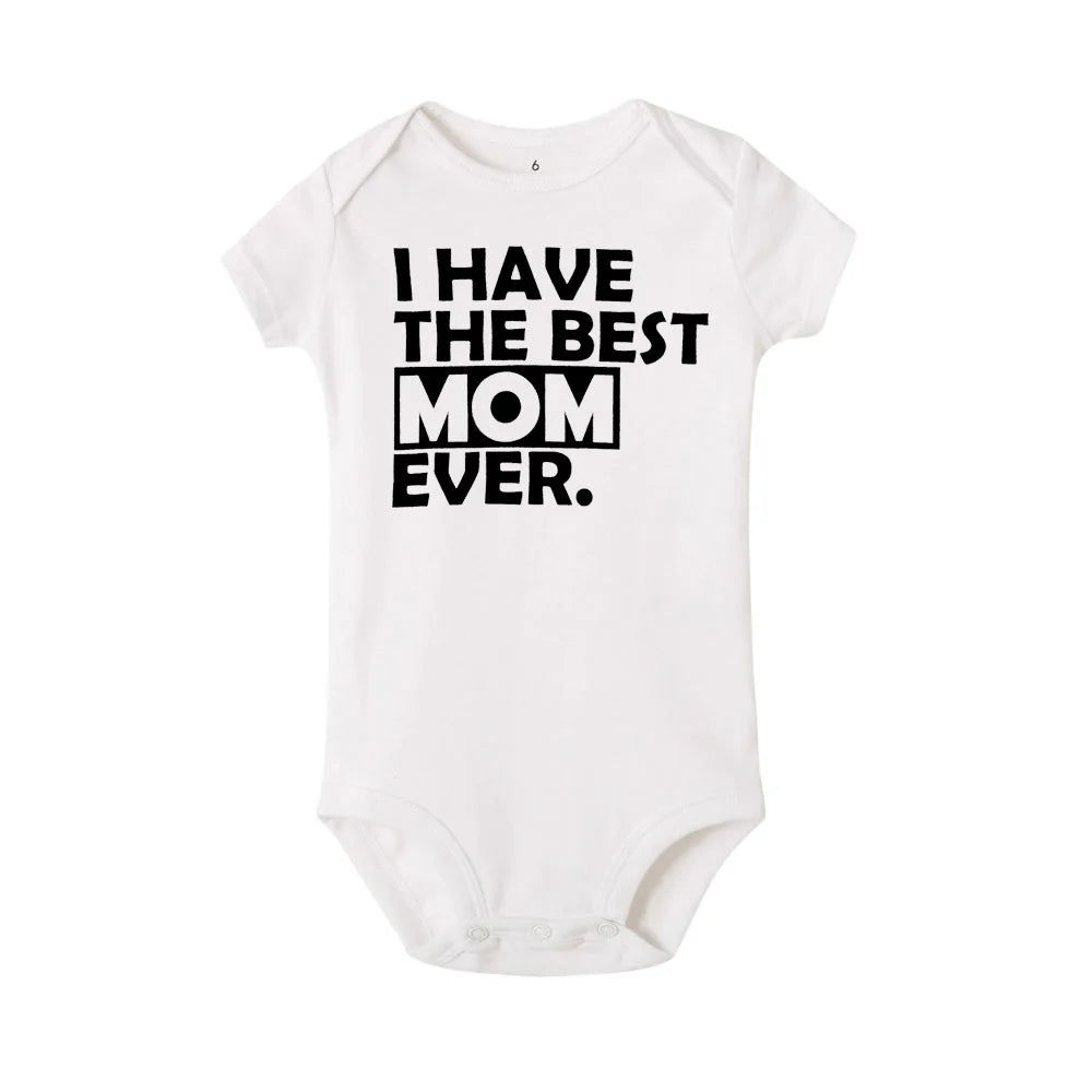 If Mom Says No My Aunt Will Say Yes Funny Newborn Baby Romper Infant Short Sleeve Newborn Unisex Girl Boy 0-24M