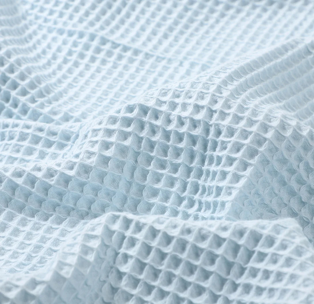 Newborn Baby Blanket for Girls Boys Swaddle Wrap Waffle Soft Cotton Soft Receiving Baby Blanket Toddler Crib Blanket Essentials Stuff