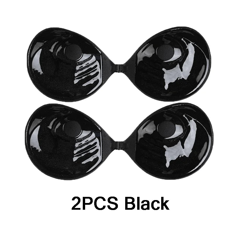 2/1pcs Women Self Adhesive Lift Up Bra Invisible Cover Bra Silicone Pad Strapless Breast