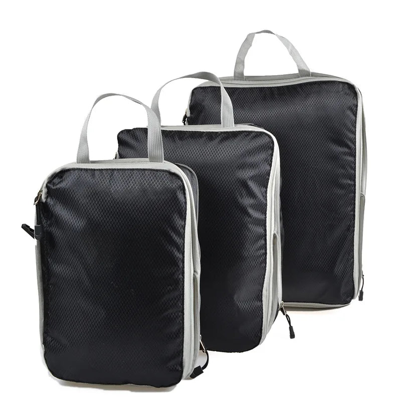 Foldable Compressible Waterproof Travel Storage Organizer Nylon Bags