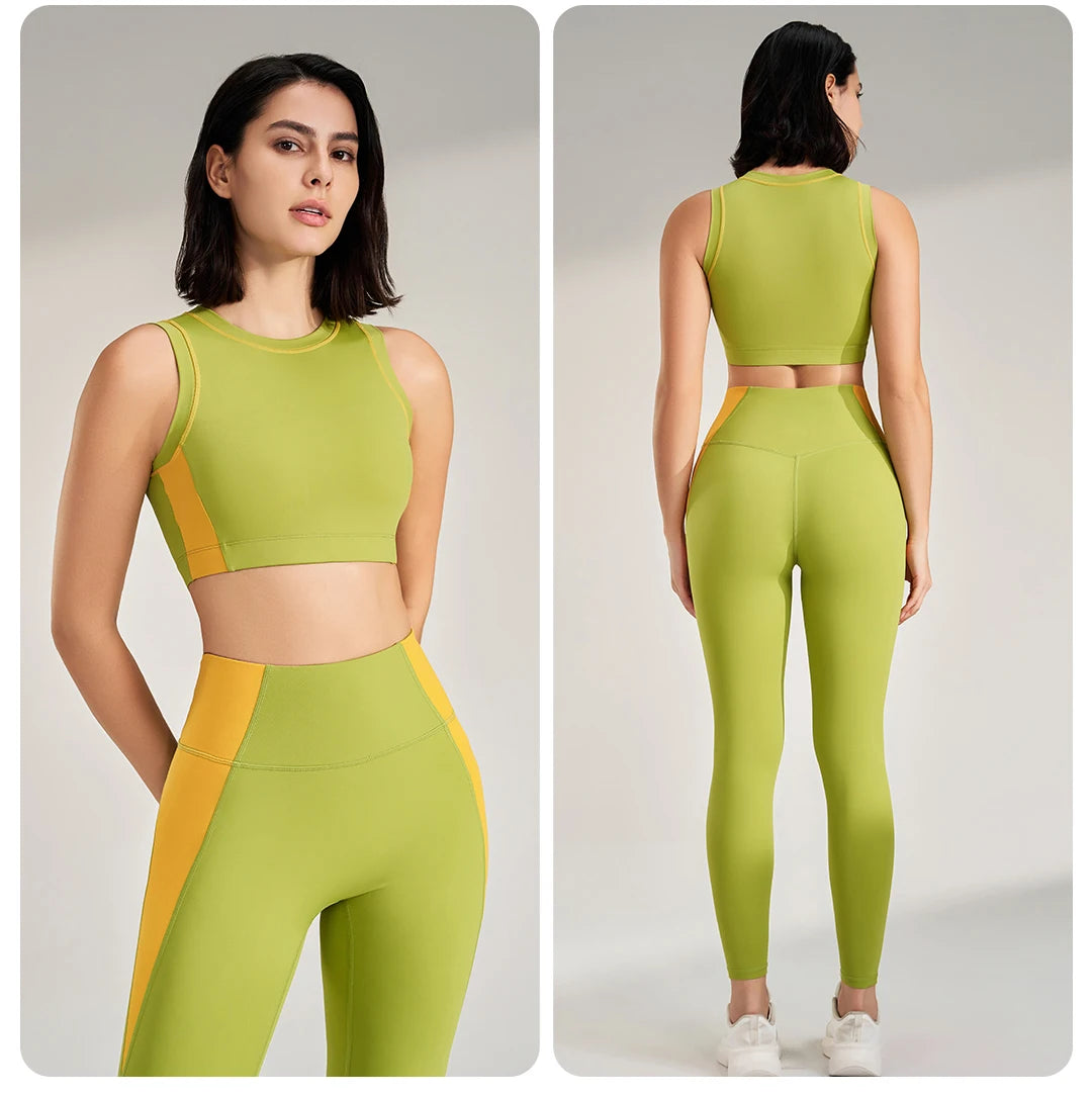 Women's color quick-drying yoga gym training clothes