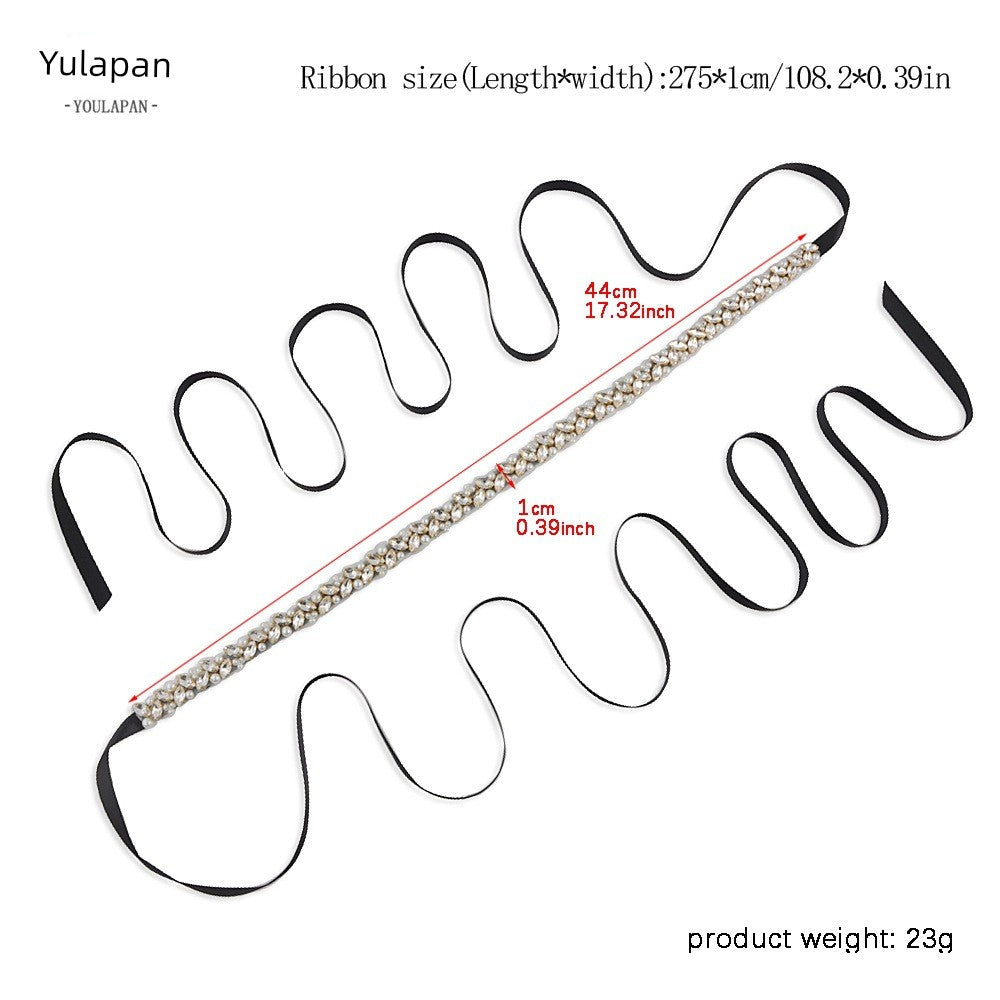 Trendy Classy Pearl Alloy Exquisite Women Belt