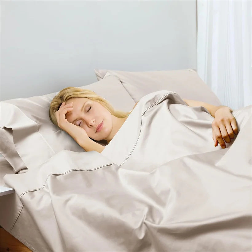 1Pc 100% Egyptian Cotton Flat Sheet High Quality 800 Thread Count Pure Cotton