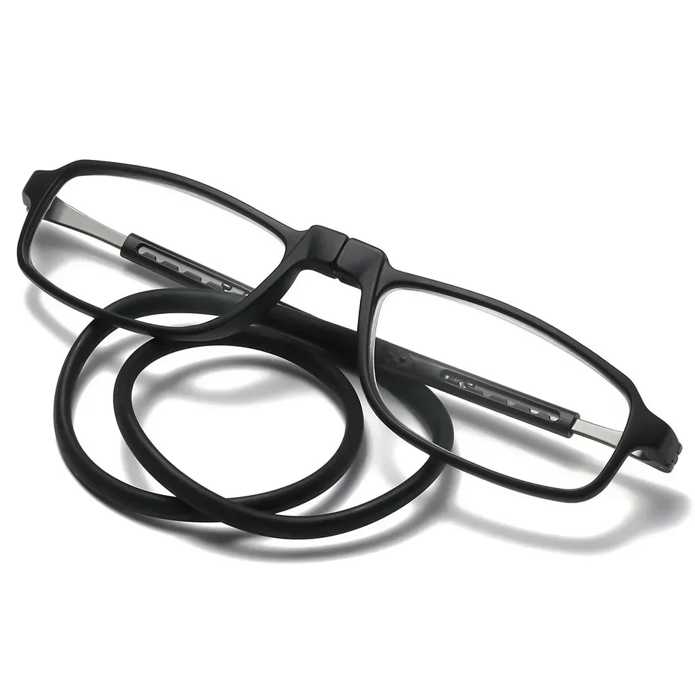 DML Ultralight Reading Men Women Glasses Hanging Stretch Anti-fatigue Presbyopia Unisex Glasses Diopter +1.5+3.5