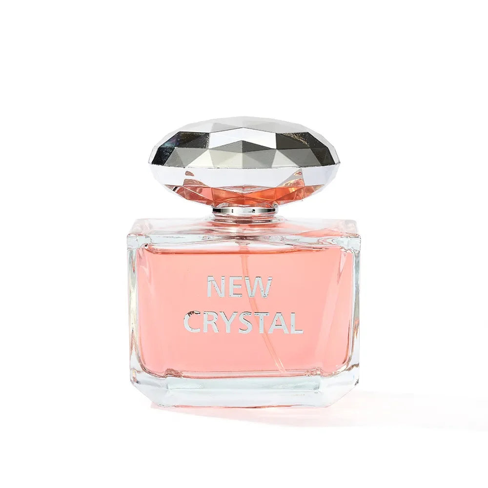 100ML 3.4FL.OZ New Crystal Long-lasting Perfumes for Women, Fruity Floral