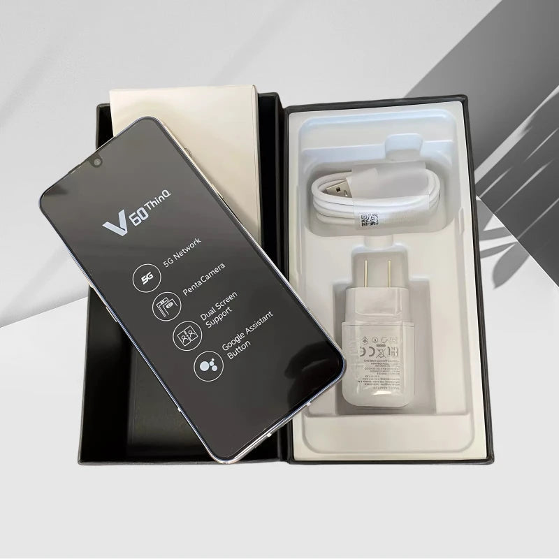 Original Unlocked LG V60 5G ThinQ Mobile Phone V600TM V600VM 6.8 " Android SmartPhone 8GB RAM 128GB ROM CellPhone