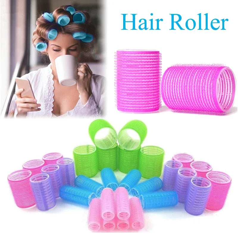 Magic Self Grip Hair Rollers 6Pcs