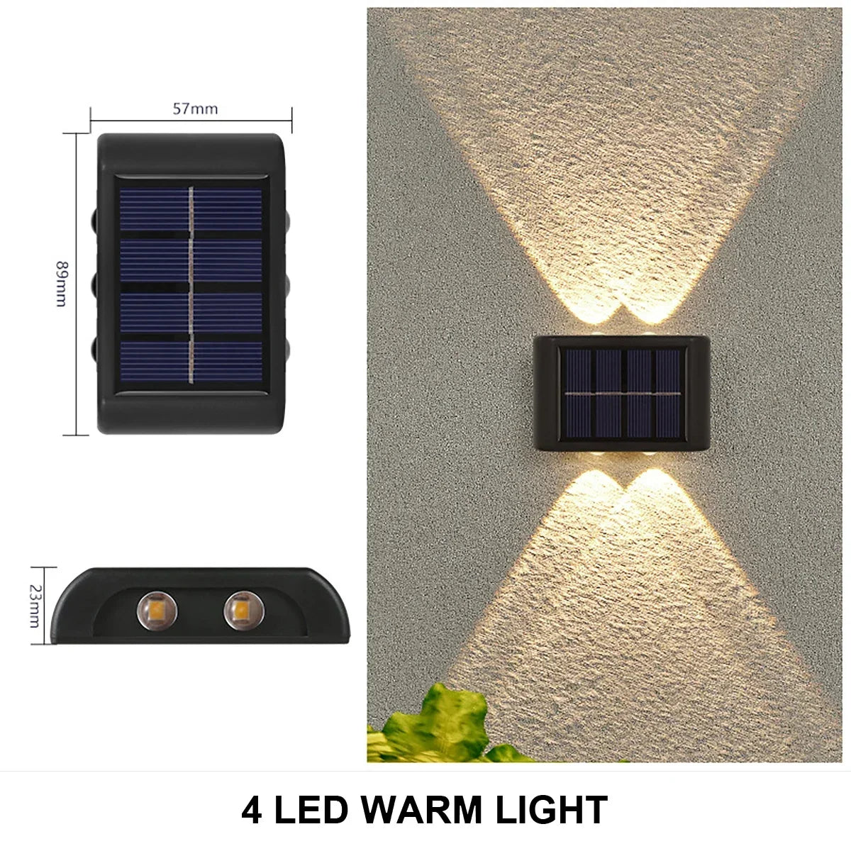 Solar Outdoor Waterproof Wall Lamp