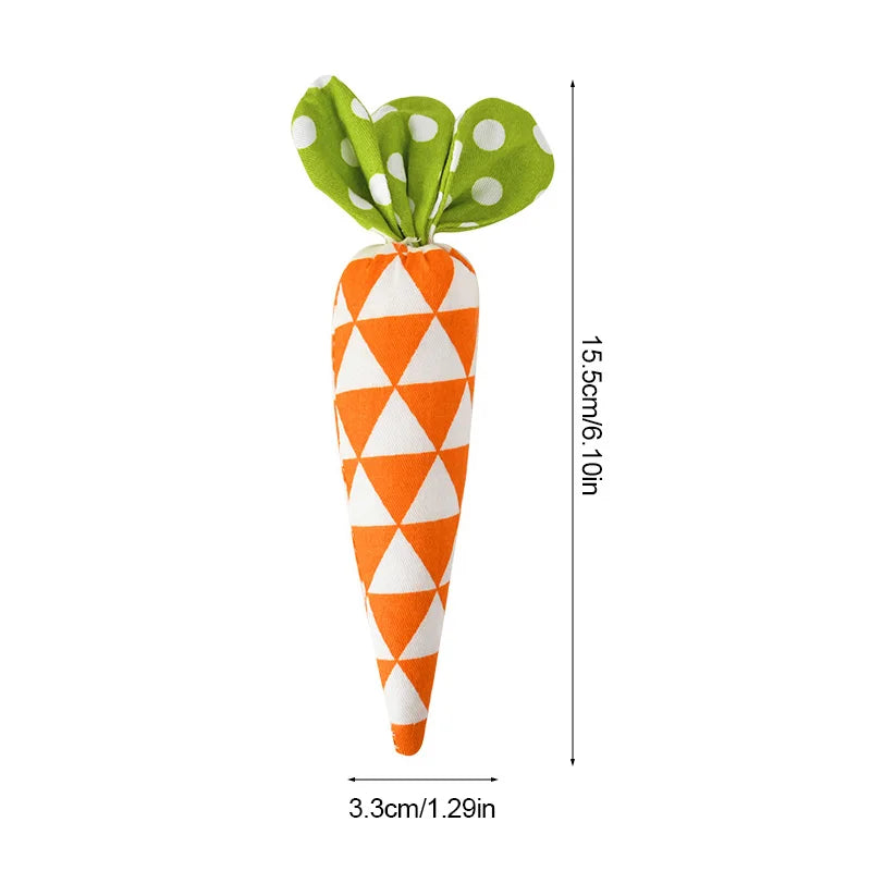 1/5pcs Easter Spring Carrot Ornaments
