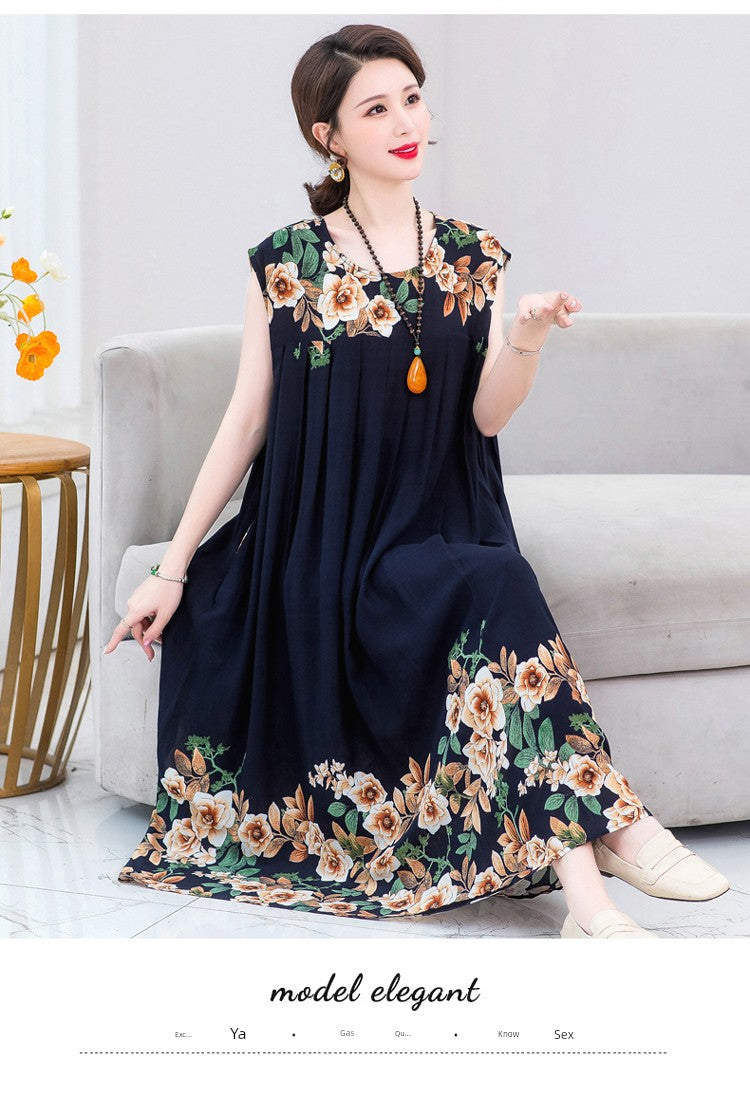Summer Pure Cotton Stylish Extra Large Size 110.00kg Dress or Sleepwear