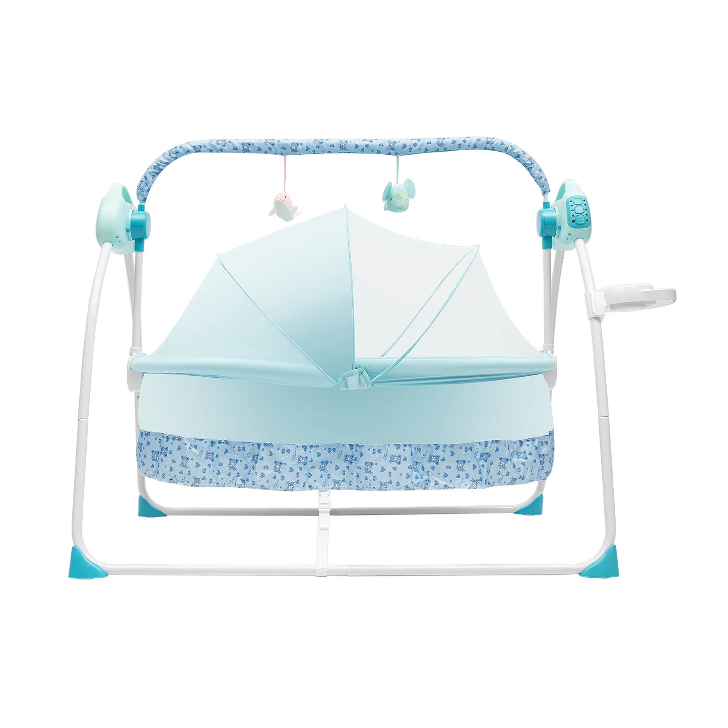 Cradle Swing Sleeping Bed Auto Rocking Swing 5 Speed Stand Baskets Musical Sleeping Basket 0-18 Months