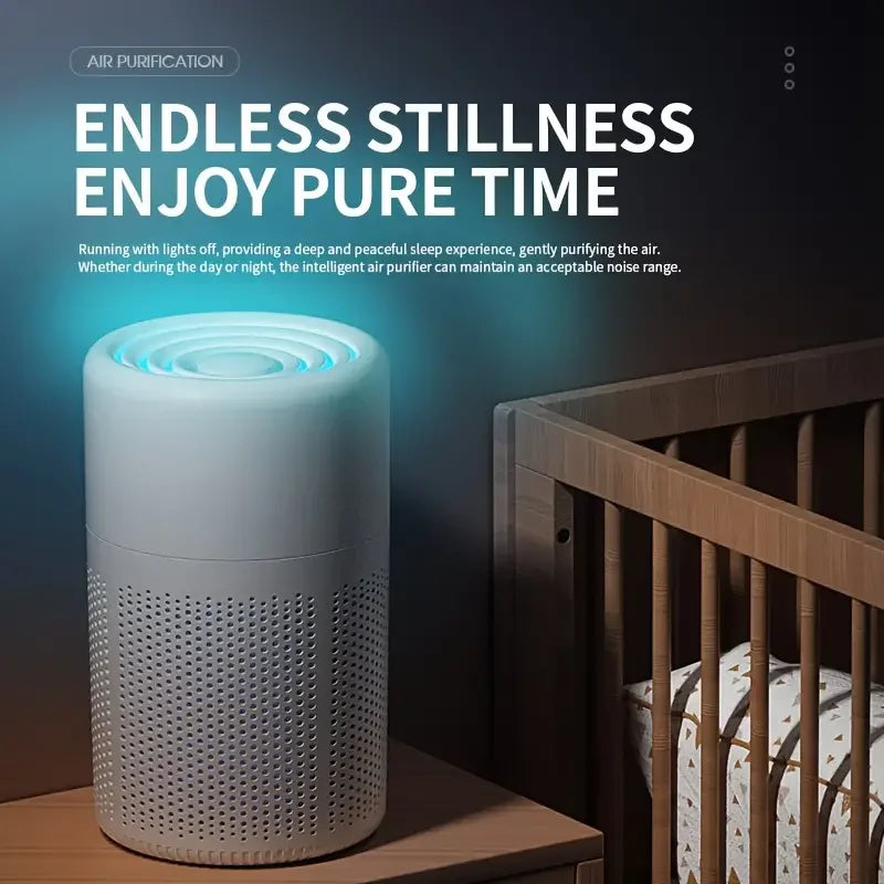 HEPA Air Purifier For Home With Deodorizing Sponge