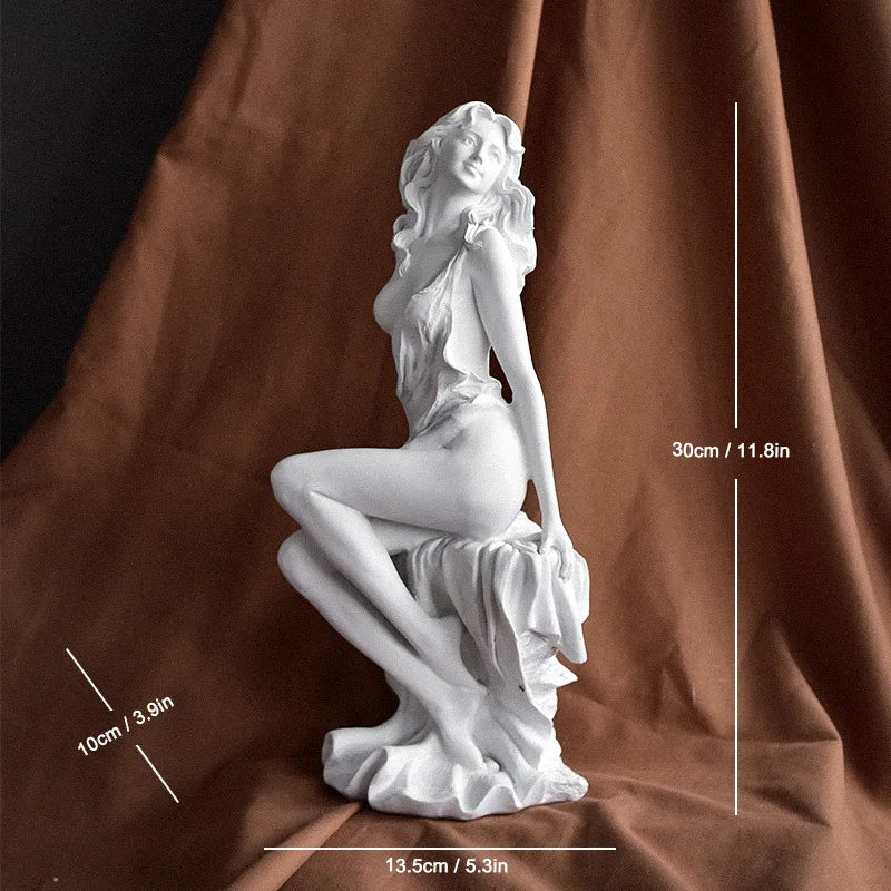 Aphrodite Greek Goddess Sculpture Statue Figurine Office Bookcase Living Room Home Decor