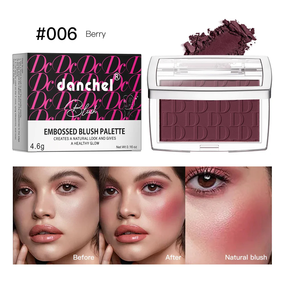 Soft Blusher Matte Natural Cheek Brighten Face Makeup