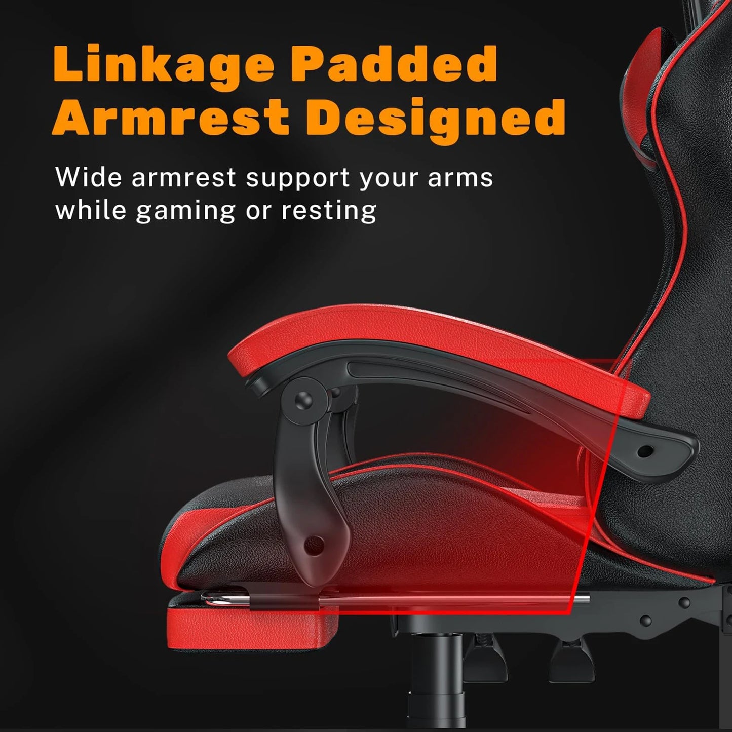 Ergonomic Computer chair with Lumbar Cushion Headrest