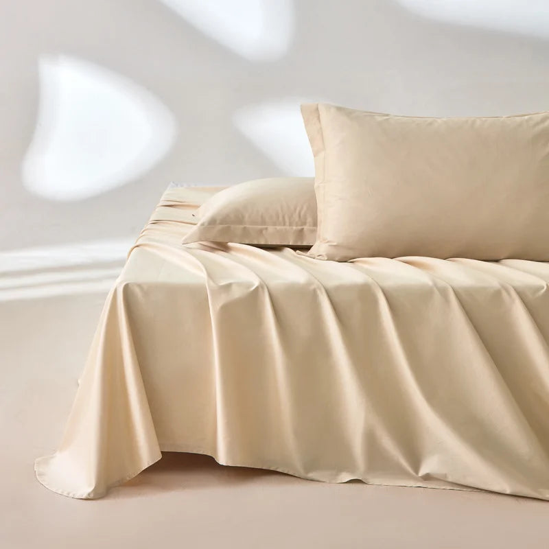 1Pc 100% Egyptian Cotton Flat Sheet High Quality 800 Thread Count Pure Cotton