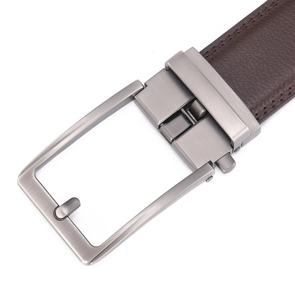 Men Luxury Buckle Genuine Leather Belt