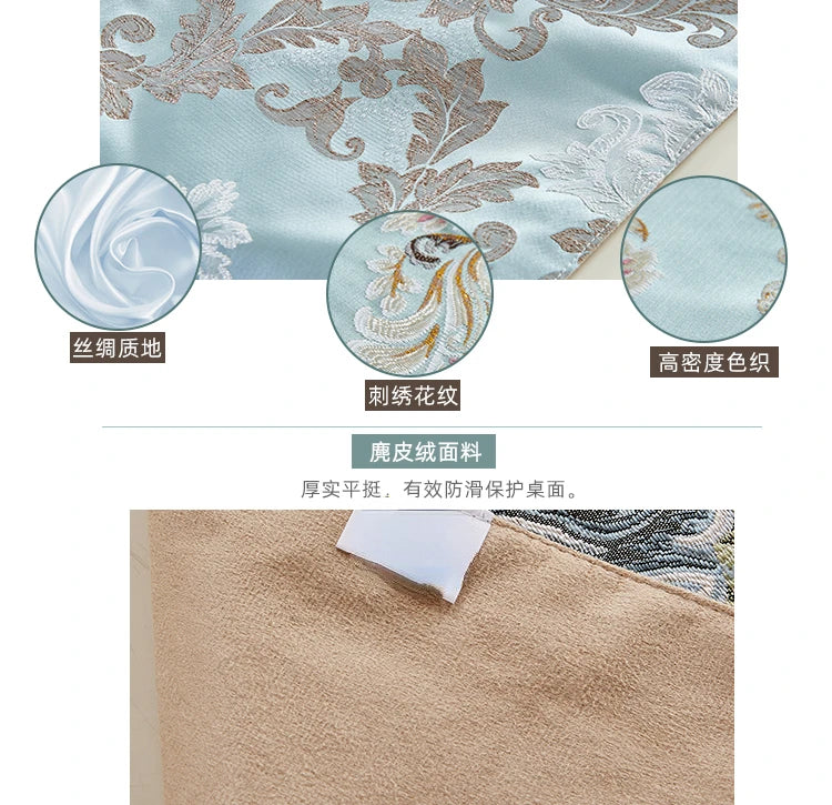 European Luxury Table Runner Multi Tassel Pendant Retro Decor