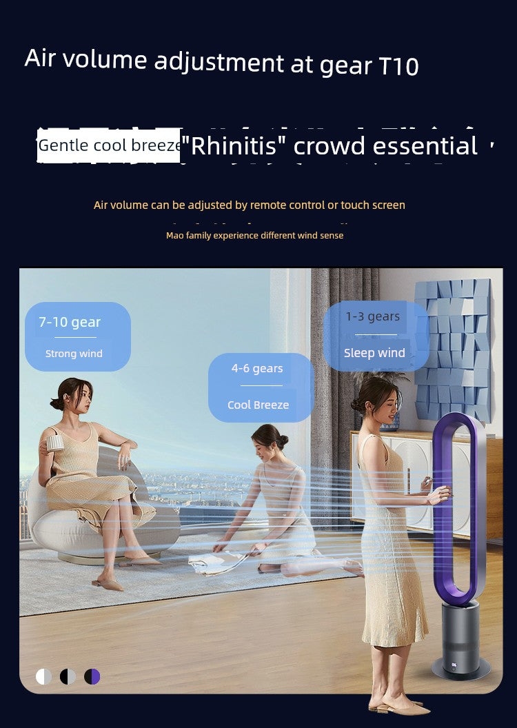 Energy-Saving Air Cooling and Heating Dual-Purpose Electric Fan