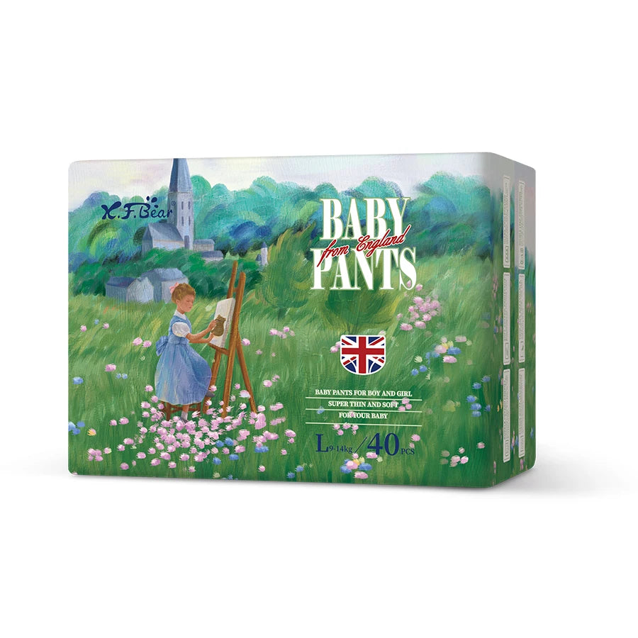 Disposable baby walking pants, lightweight and breathable, with a bubble waist design