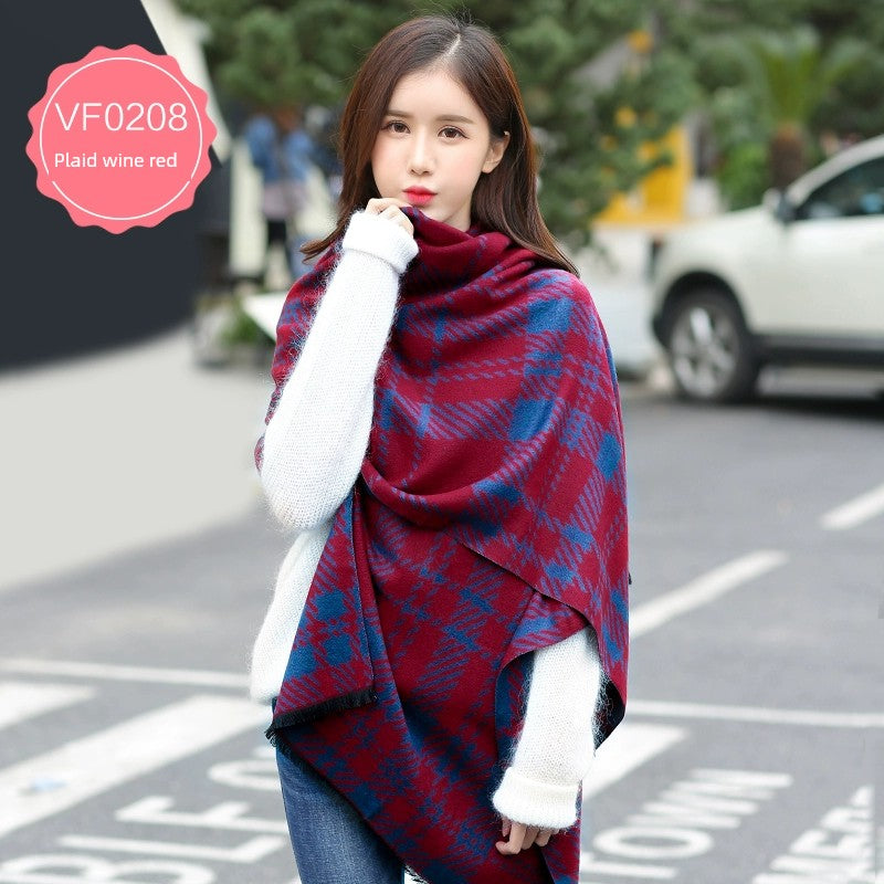 Women's Extra Large Scarf Long Double-Sided all season