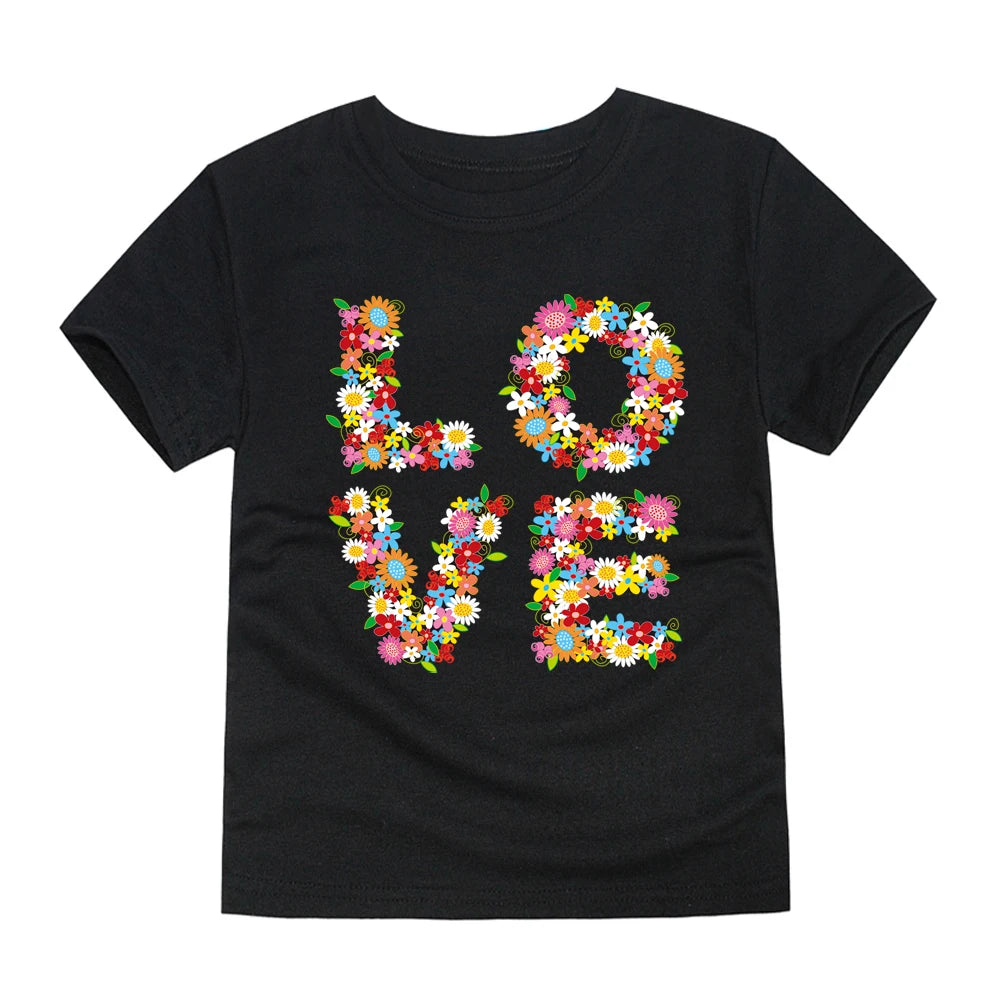 100% Cotton Toddler Girl T- Shirts