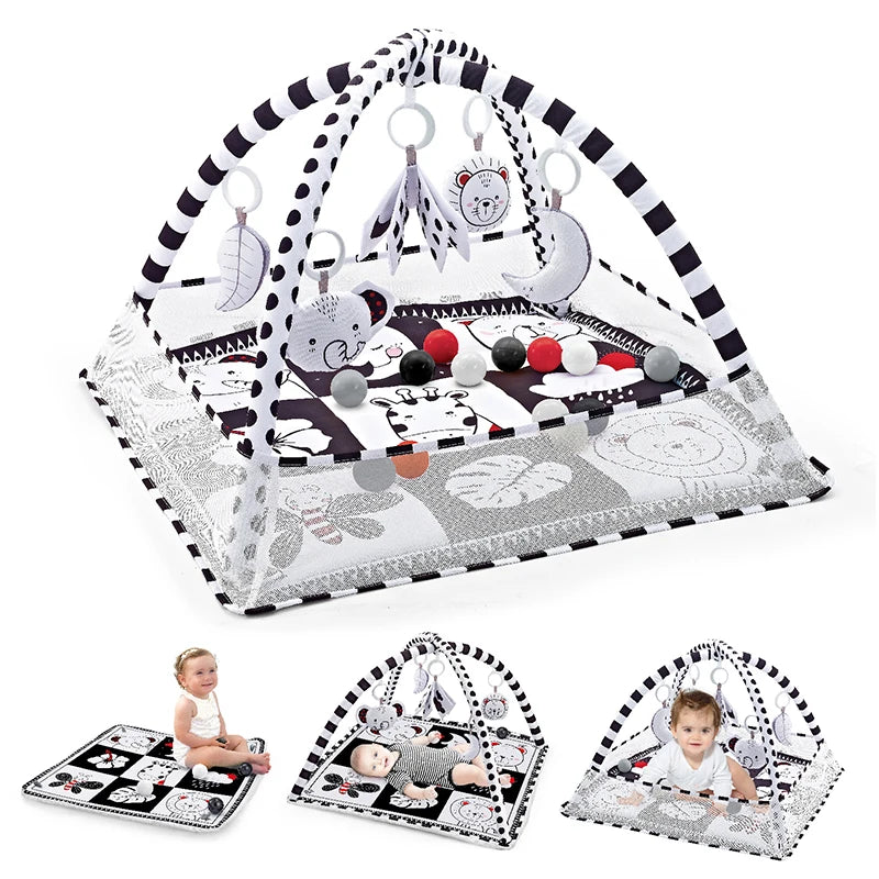 Newborn Baby Play Crawling Blanket Activity Gym Mat 0-36 Months