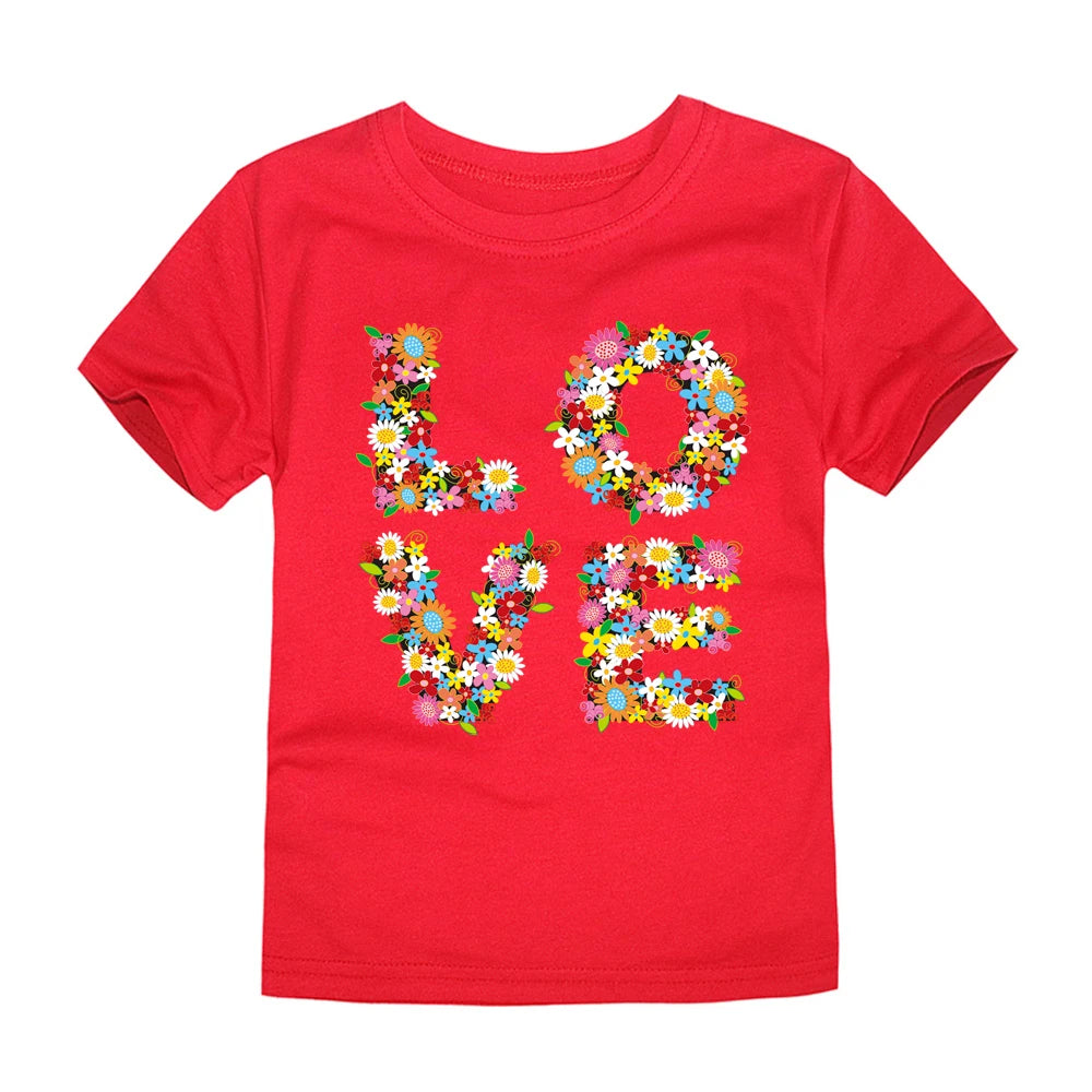 100% Cotton Toddler Girl T- Shirts