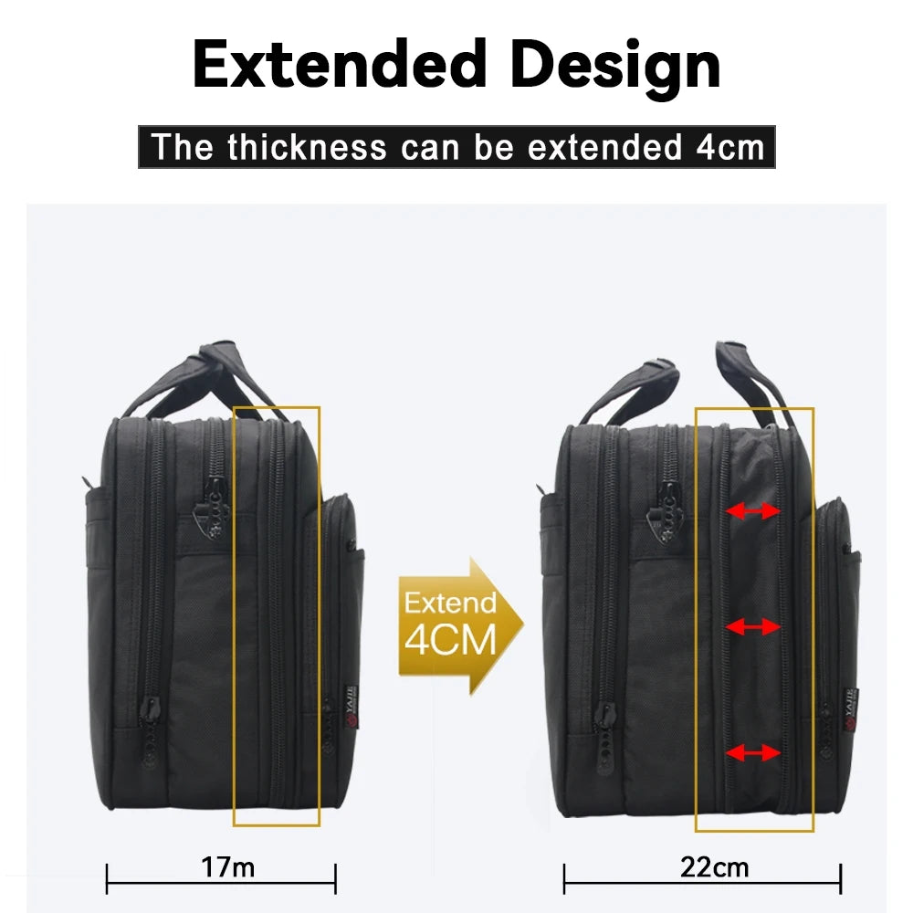 Large Capacity Business Briefcase in three sizes 15.6 inch, 17 inch & 19 inches