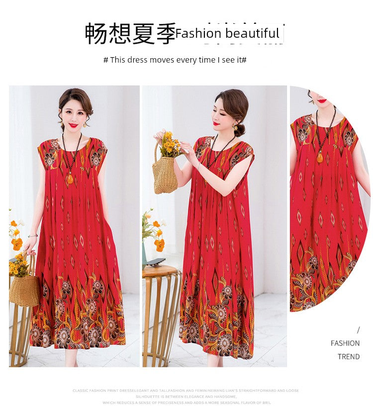 Summer Pure Cotton Stylish Extra Large Size 110.00kg Dress or Sleepwear