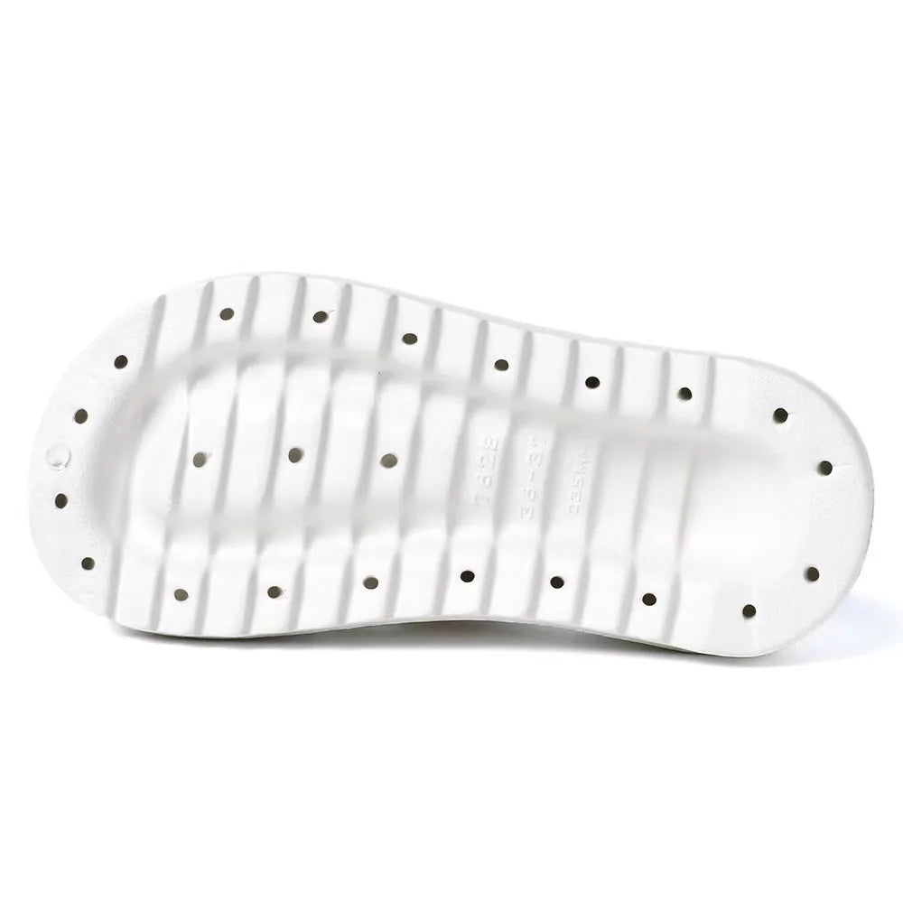 Women Bow Platform Flops Thick Sole Comfortable Sandals Slip-on