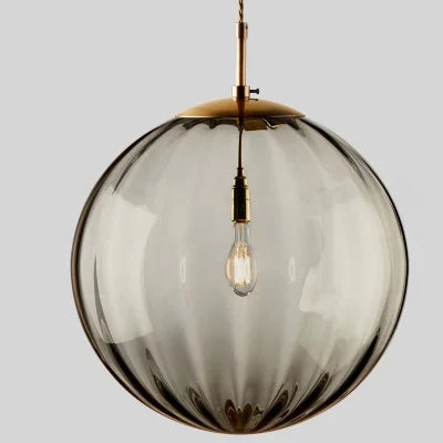 Modern Color Led Pendant Light Glass Ball Kitchen Fixtures