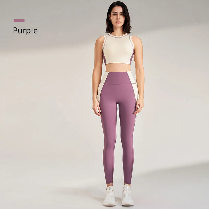 Women's color quick-drying yoga gym training clothes