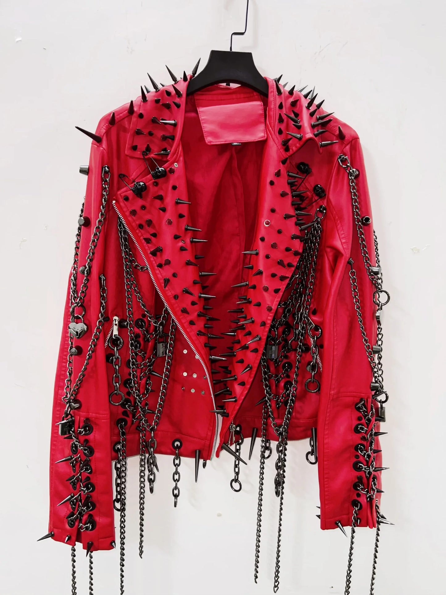 Vintage Leather Jacket gothic style