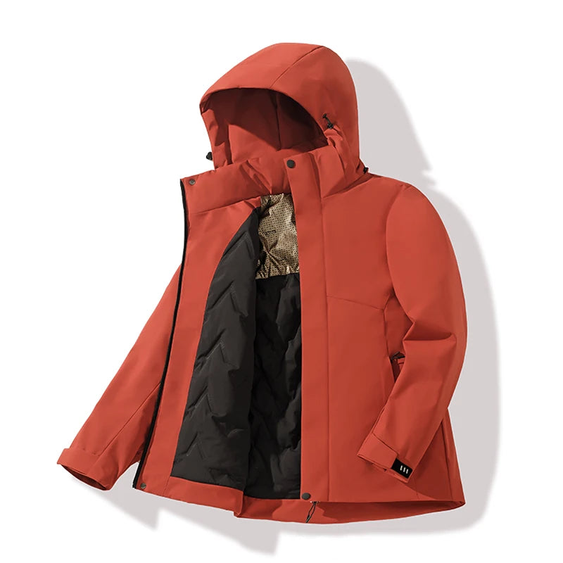 Unisex Winter Warm Water/windproof Fleece Jacket Hiking Climbing Trekking Skiing Rain Coat