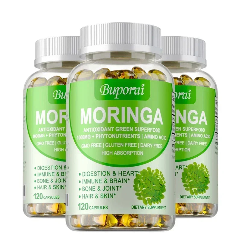 Moringa - Boost Immune System, Support Bone Health, Promotes Digestive Health, Helps Detox, Fat Burn