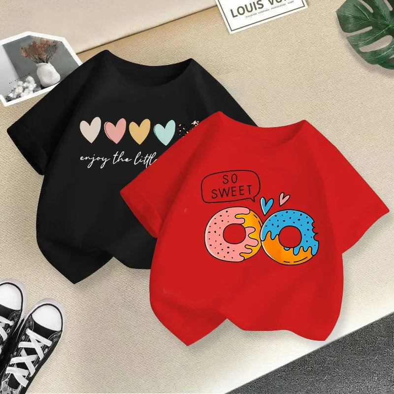 Summer Children's Clothing T-shirt Casual Short-sleeved
