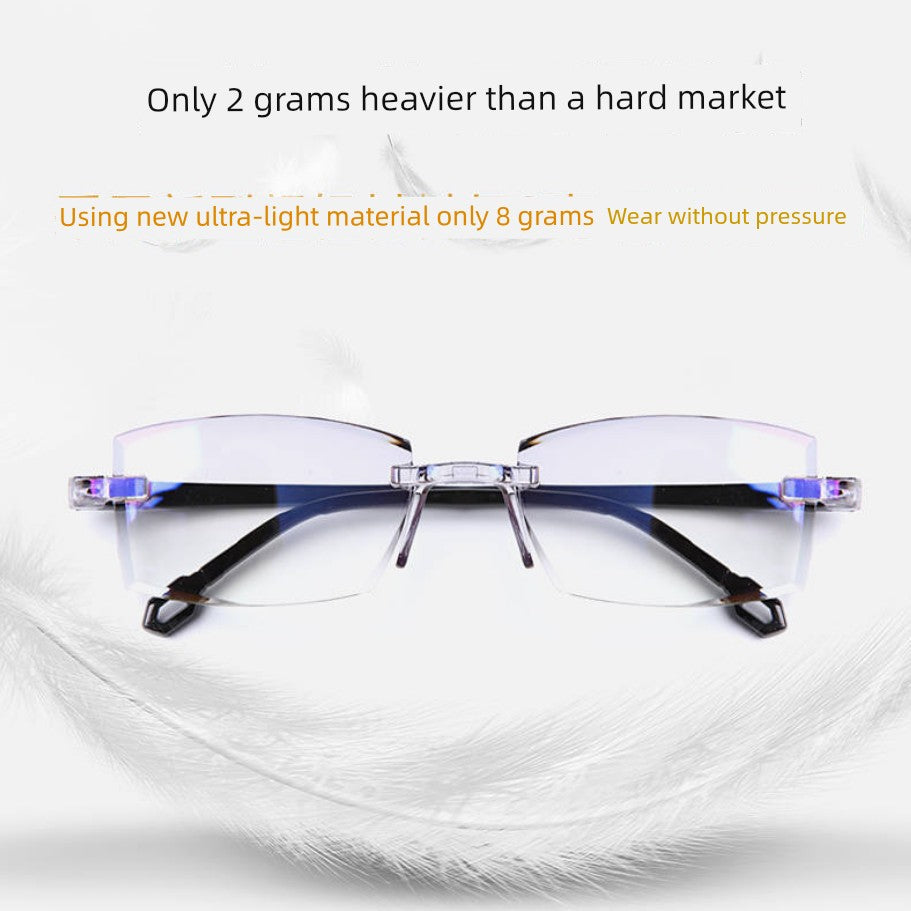 Fashion Blue Light Reading Glasses TR90 Light Anti-Radiation Men and Women Anti-Fatigue Presbyopic Glasses